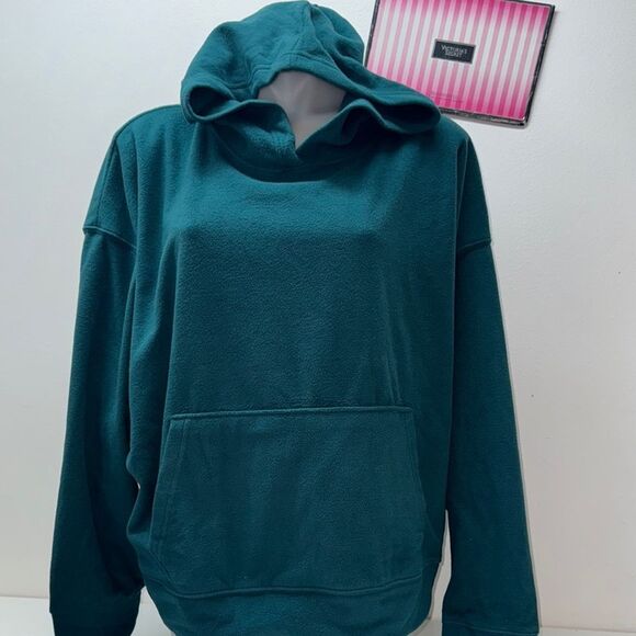 🔥PINK Victoria's Secret Teal green Sweater Sz XXL New - Picture 3 of 4